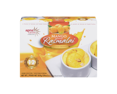Apna Taste Taste Indian Dessert Mango Rasmalai - 850.0 G
