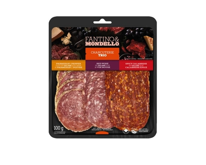 Fantino & Mondello Trio de charcuterie - salamis tranchés - 100.0 G