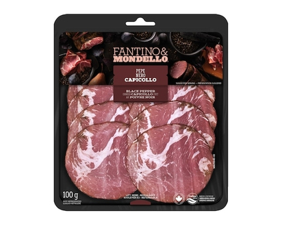 Fantino & Mondello Capicollo cuit tranché au poivre noir - 100.0 G