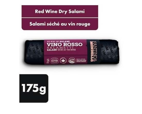 Fantino & Mondello Salametti au vin rouge - 175.0 G