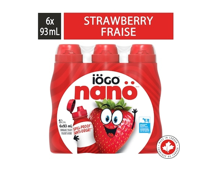 IOGO Nanö Drinkable Strawberry Yogurt 1% - 93.0 ML