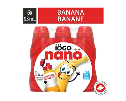 IOGO Nanö Drinkable Banana Yogurt 1% - 93.0 ML