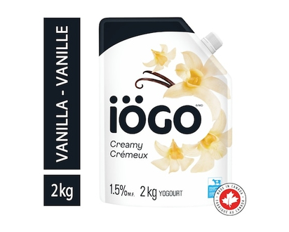IOGO Vanilla Yogurt Pouch 1.5% - 2.0 KG