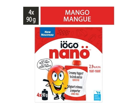Nanö Mango Yogurt Pouch 2.9% - 90.0 G