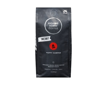 Kicking Horse Organic Whole Bean Coffee Happy Camper Medium Roast - 454.0 G