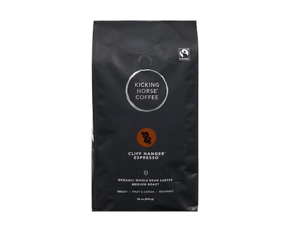Kicking Horse Organic Whole Bean Coffee Cliff Hanger Espresso Medium Roast - 850.0 G