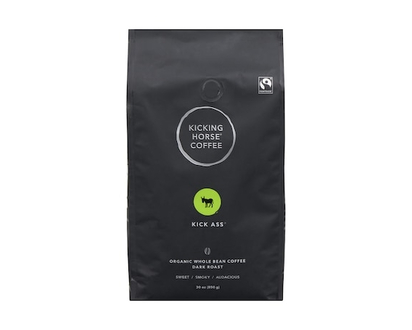 Kicking Horse Organic Whole Bean Coffee Kick Ass Dark Roast - 850.0 G
