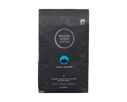 Kicking Horse Organic Whole Bean Coffee Three Sisters Medium Roast - 850.0 G