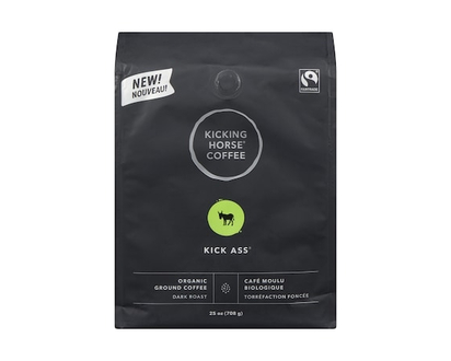 Café moulu biologique kick ass torréfaction foncée - 708.0 G
