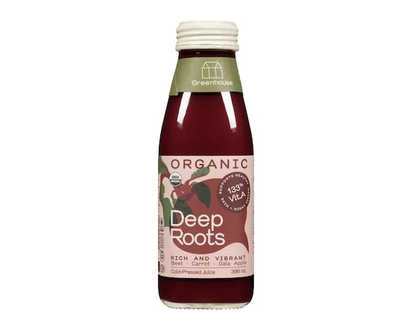 Greenhouse Raw, Organic Juice Deep Roots - 300.0 ML