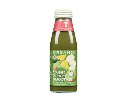 Greenhouse Plant-Based Smoothie Organic Sweet Greens Smoothie - 300.0 ML