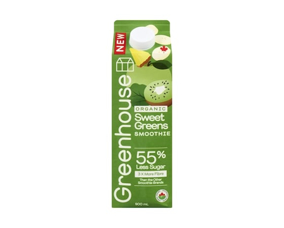 Greenhouse Smoothie Organic Sweet Greens - 900.0 ML