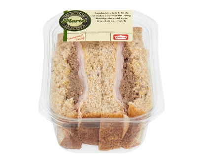 Martel Multigrain Cold Cuts Trio Club Sandwich - 190.0 G