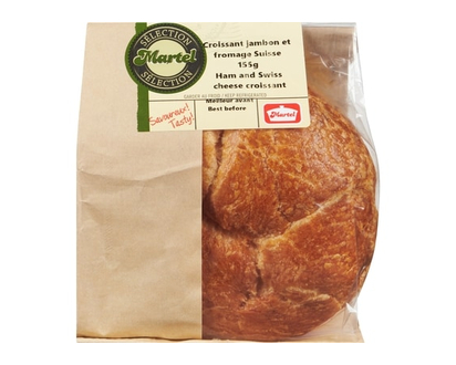 Martel Ham And Swiss Cheese Croissant - 155.0 G