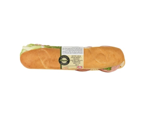 Martel Notre gros sous-marin 3 viandes - 360.0 G