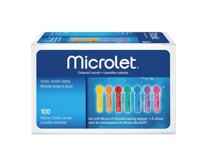 Bayer Coloured Lancets - 100 EA