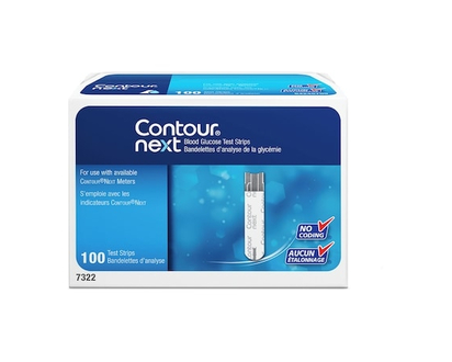 Ascensia CONTOUR®NEXT TEST STRIP 100's - 100 STR