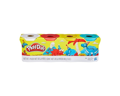 Hasbro Play-Doh - Ensemble de 4 pots de 448 grammes (couleurs classiques) - 1.0 EA