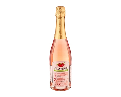 Moût de pomme aux canneberges pétillant Chantepom - 750.0 ML