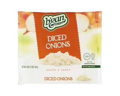 B'gan Diced Onions - 454.0 G
