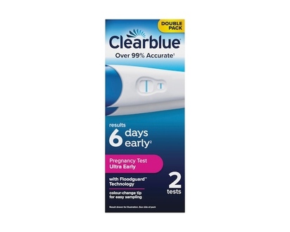 Clearblue Ultra Early Pregnancy Test Kit, Early Detection at Home Pregnancy Test, 2 Tests - 2 EA