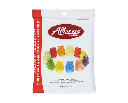 Albanese 12 Flavour Gummi Bears - 212.0 G
