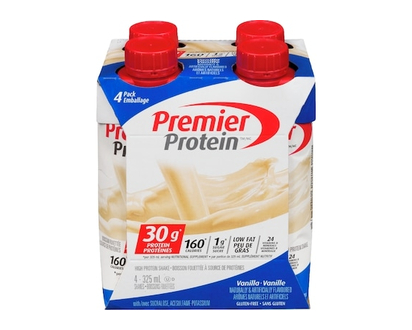 Premier Supplément Nutritif Vanille 4 Emballage - 325.0 ML