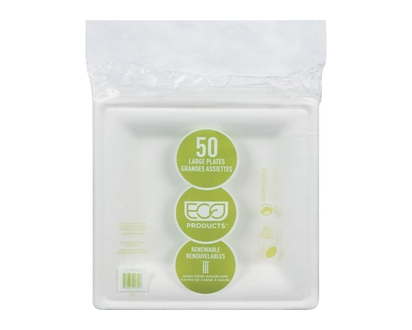 Greenstripe 10 Inch Square Plate 5/50 - 1.0 EA