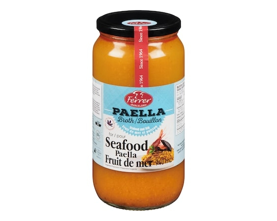 Paella bouillon fruit de mer et poisson - 940.0 ML