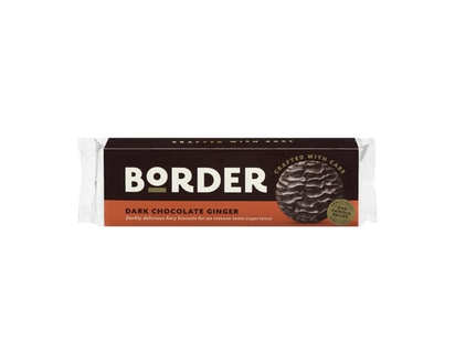 Border Dark Chocolate Gingers Beautifully Crafted Biscuits - 150.0 G