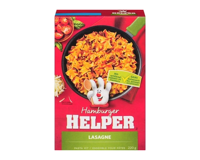 Betty Crocker Hamburger Helper Pasta Kit Lasagne - 220.0 G