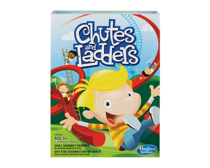 Hasbro Gaming Chutes and Ladders Board Game, Fun Game for Kids Ages 3 and Up, Preschool Game, Classic Chutes and Ladders Gameplay - 1.0 EA