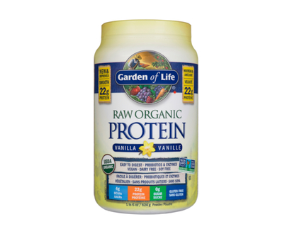 Garden of Life Raw Organic Vanilla Protein Powder - 624.0 G