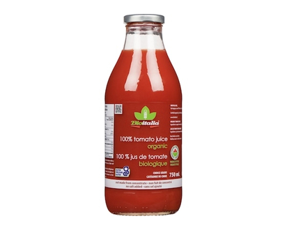 Bioitalia 100% Tomato Juice Organic - 750.0 ML