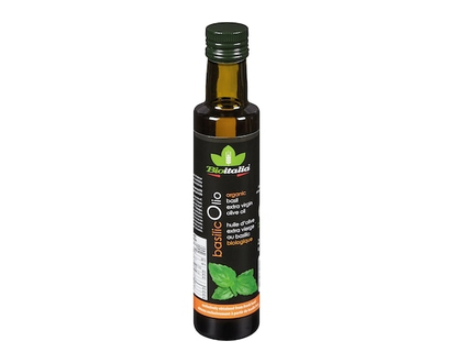 Bioitalia Basil Extra Virgin Olive Oil Organic - 250.0 ML