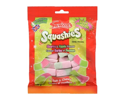 Squashies friandise saveur cerise et pomme - 160.0 G