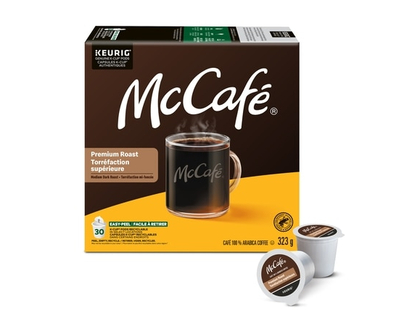 McCafé Premium Medium Dark Roast K-Cup Coffee Pods, 30 Count - 30 EA