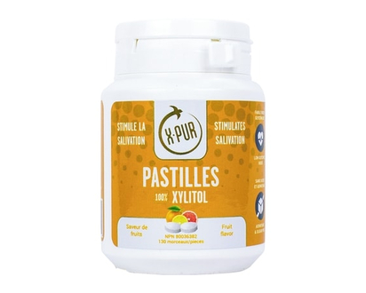 X-PUR Pastilles 100% Xylitol Fruit Flavoured - 130 LOZ
