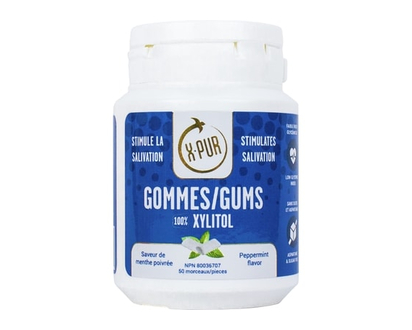 X-PUR Gums 100% Xylitol Mint Flavoured - 50 PCS