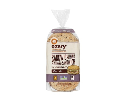 Ozery's Thin Sandwich Buns Flax - 75.0 G