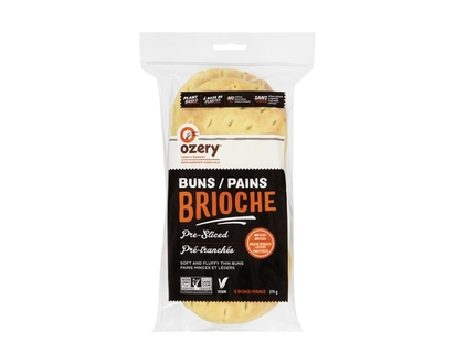 Ozery's Broiche Buns Bakery Soft and Fluffy Pre-Sliced Thin Buns - 378.0 G