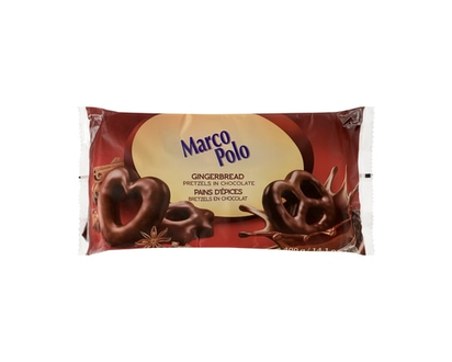 Bretzels au gingembre enrobés de chocolat Marco Polo - 400.0 G