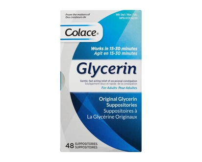 Colace Adult Glycerin - 48.0 EA