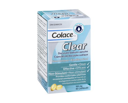 Colace Clear Cap - 60.0 EA