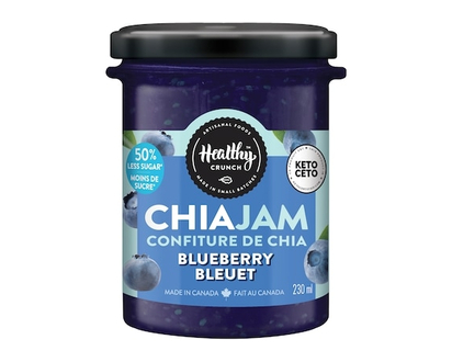 Healthy Crunch Chia Jam, Blueberry - 250.0 ML