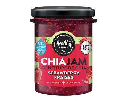 Healthy Crunch Chia Jam, Strawberry - 250.0 ML