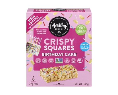 Healthy Crunch Birthday Cake Crispy Squares - 132.0 G