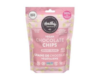 Healthy Crunch Vegan Chocolate Chips, White Chocolate - 283.0 G