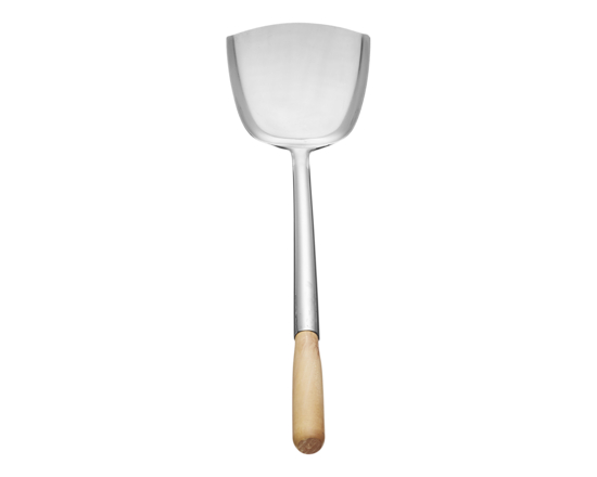 Chinese Turner, Stainless Steel with Wooden Handle - 1.0 EA