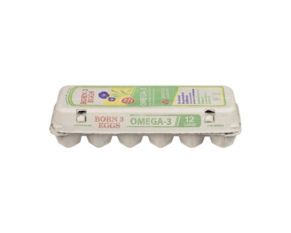 Golden Valley Born 3 White Eggs, Large - 12.0 EA